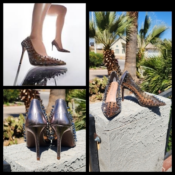 Carvela Kurt Geige‎ Kicker Stud Heels - Picture 2 of 10